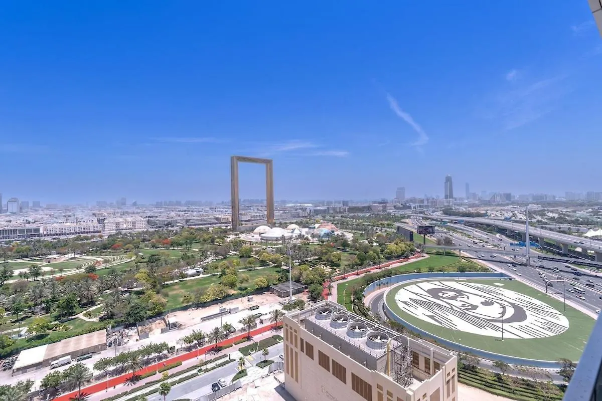 Vogue Al Wasl 1 Residence East 17Th Floor With Balcony View Of Zabeel Park And Dubai Frame, Walkable To Dubai Metro, Near Sheikh Zayed Road & Dubai World Trade Centre United Arab Emirates